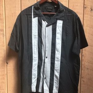 Men's Short Sleeve Casual Button-Down Shirt - XL